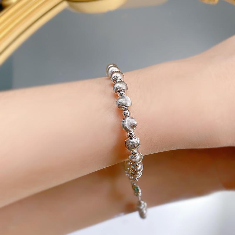 S925 Sterling Silver Cat Eye Beads Bracelet-310(45%)