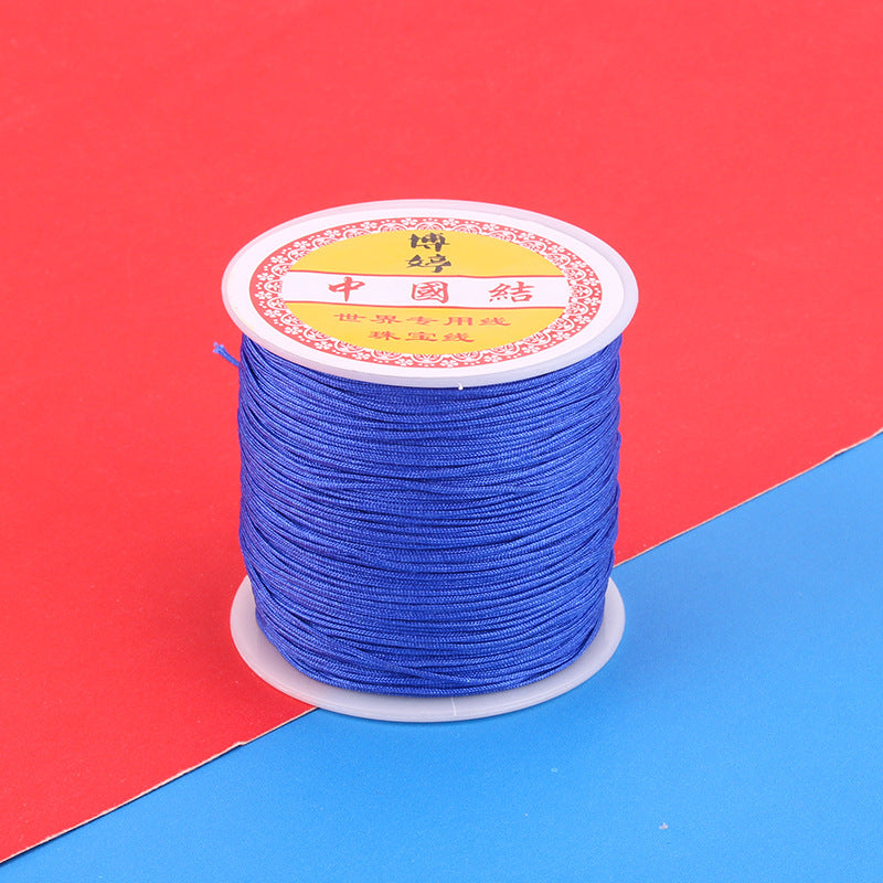 Polyamide Woven Thread，Used for DIY Jewelry（The diameter is 0.8mm/One roll is about 50 meters）