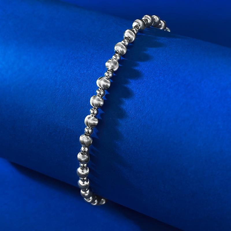 S925 Sterling Silver Cat Eye Beads Bracelet-310(45%)