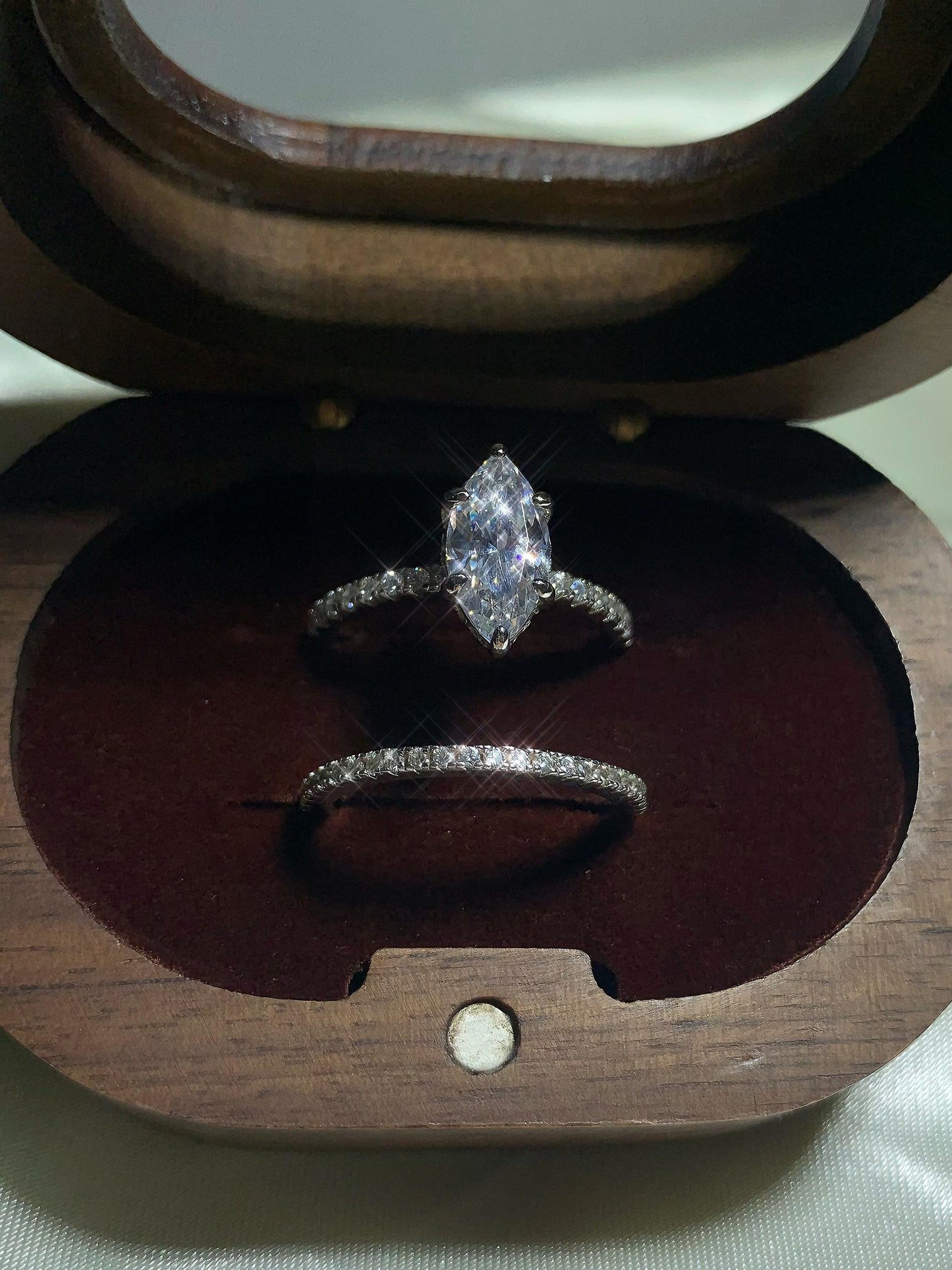 S925 Sterling Silver Marquise Cut Horse Eye Ring 6*12mm 8A Cubic Zirconia Ring fashion jewelry accessory woman girl promise ring-108(35%)