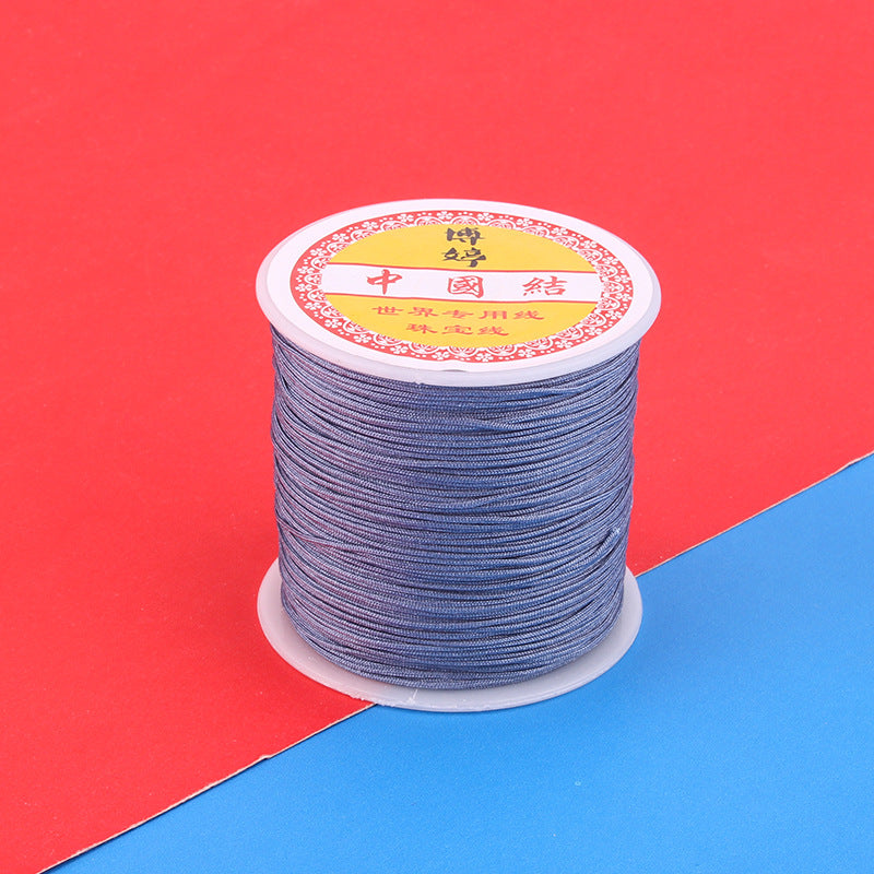 Polyamide Woven Thread，Used for DIY Jewelry（The diameter is 0.8mm/One roll is about 50 meters）