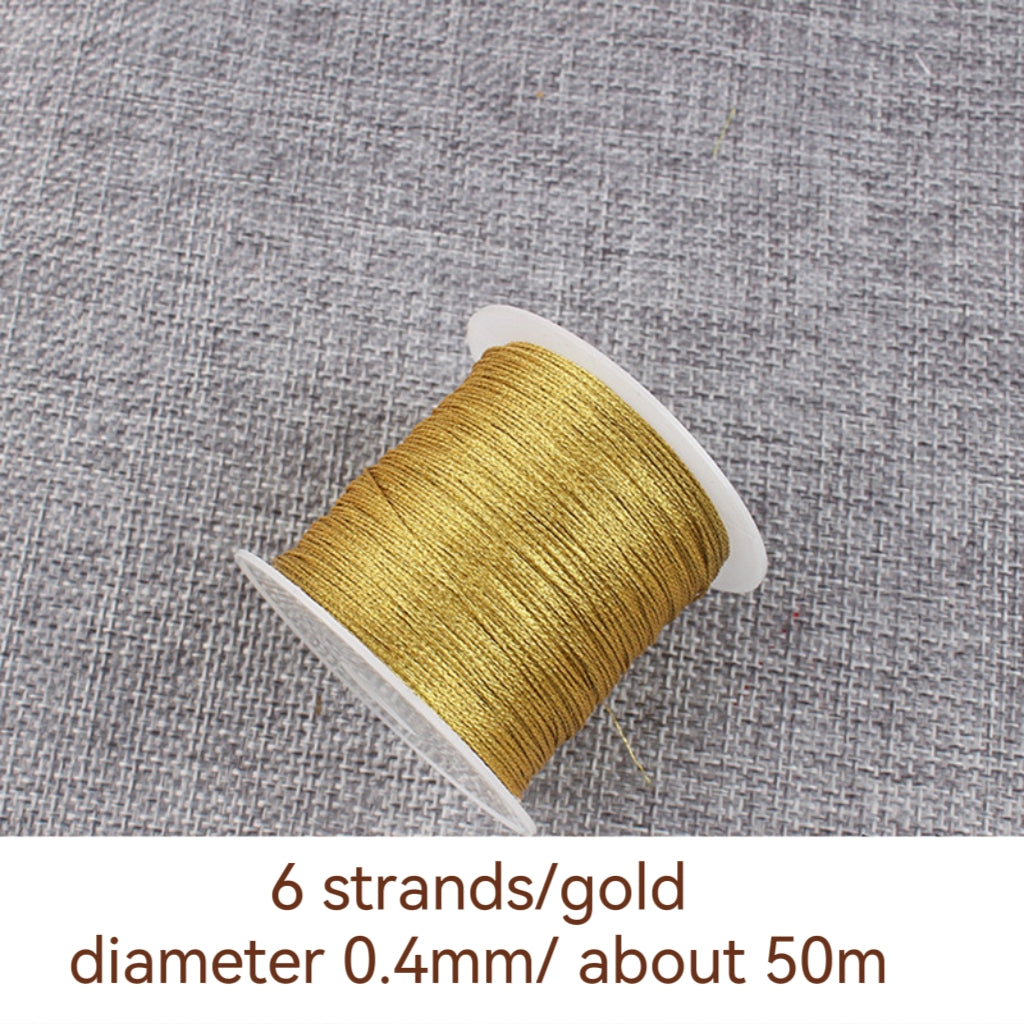 Polyester Woven Thread，Used for DIY Jewelry