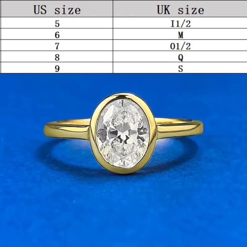 S925 Sterling Silver Ice Flower Cut Oval Ring 6*8 8A Cubic Zirconia Ring fashion jewelry accessory woman girl promise ring-157(35%)
