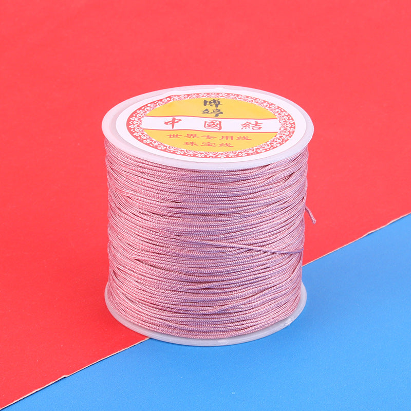 Polyamide Woven Thread，Used for DIY Jewelry（The diameter is 0.8mm/One roll is about 50 meters）