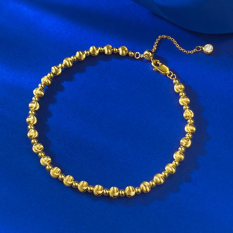 S925 Sterling Silver Cat Eye Beads Bracelet-310(45%)