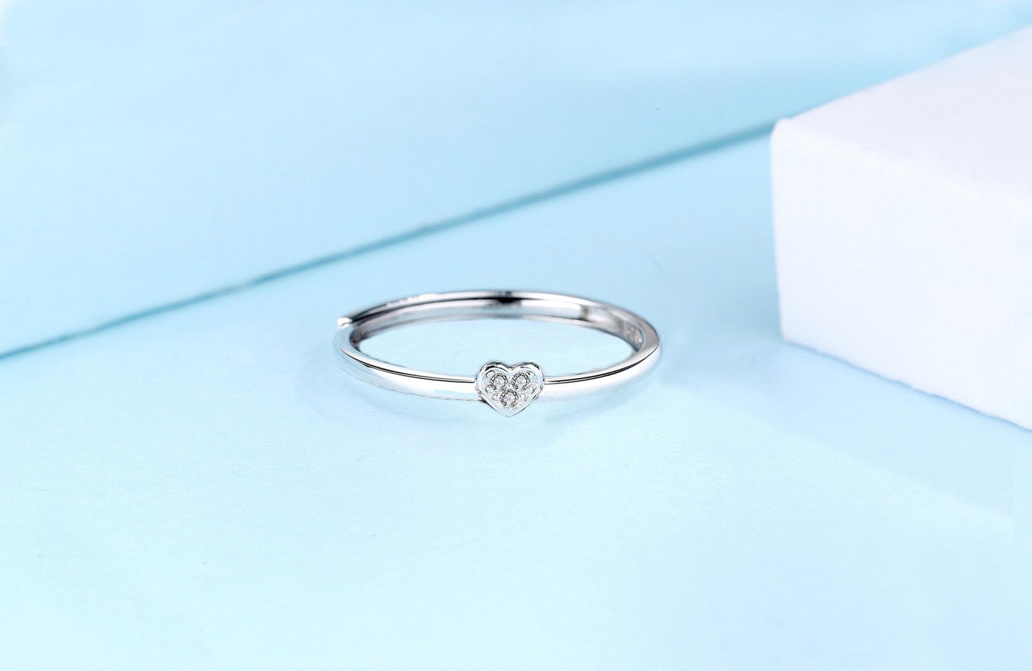 S925 Sterling Silver Four-leaf Clover Three-in-One  Adjustable Simple for Women Ring-632 leaf  ring(45%)