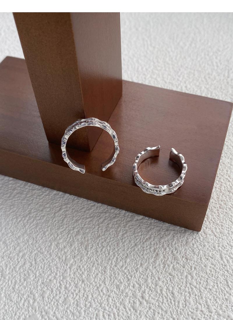 S925 Sterling Silver Articulated French Ring Open Ring -509(45%)