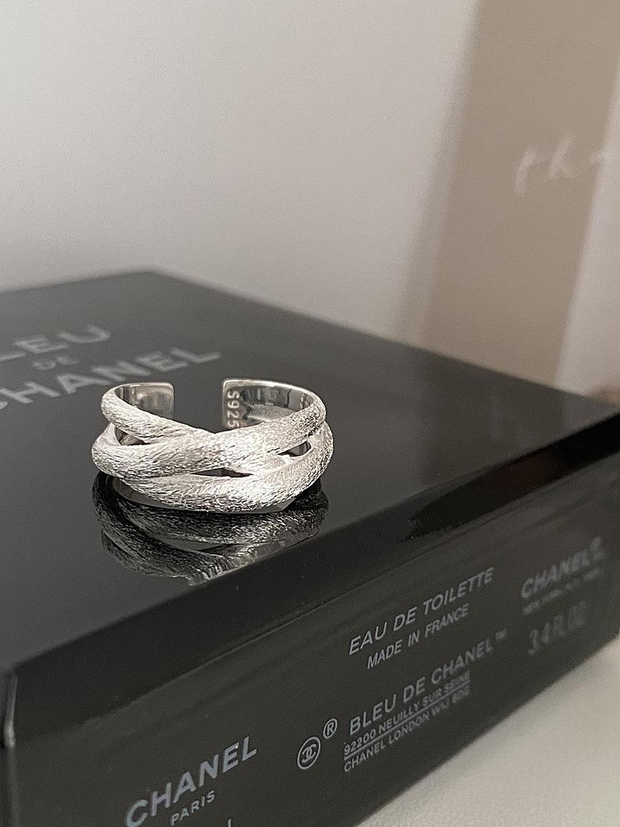 S925 Sterling Silver Multi-layer Cross Brushed Ring for Women Open Ring -553(45%)