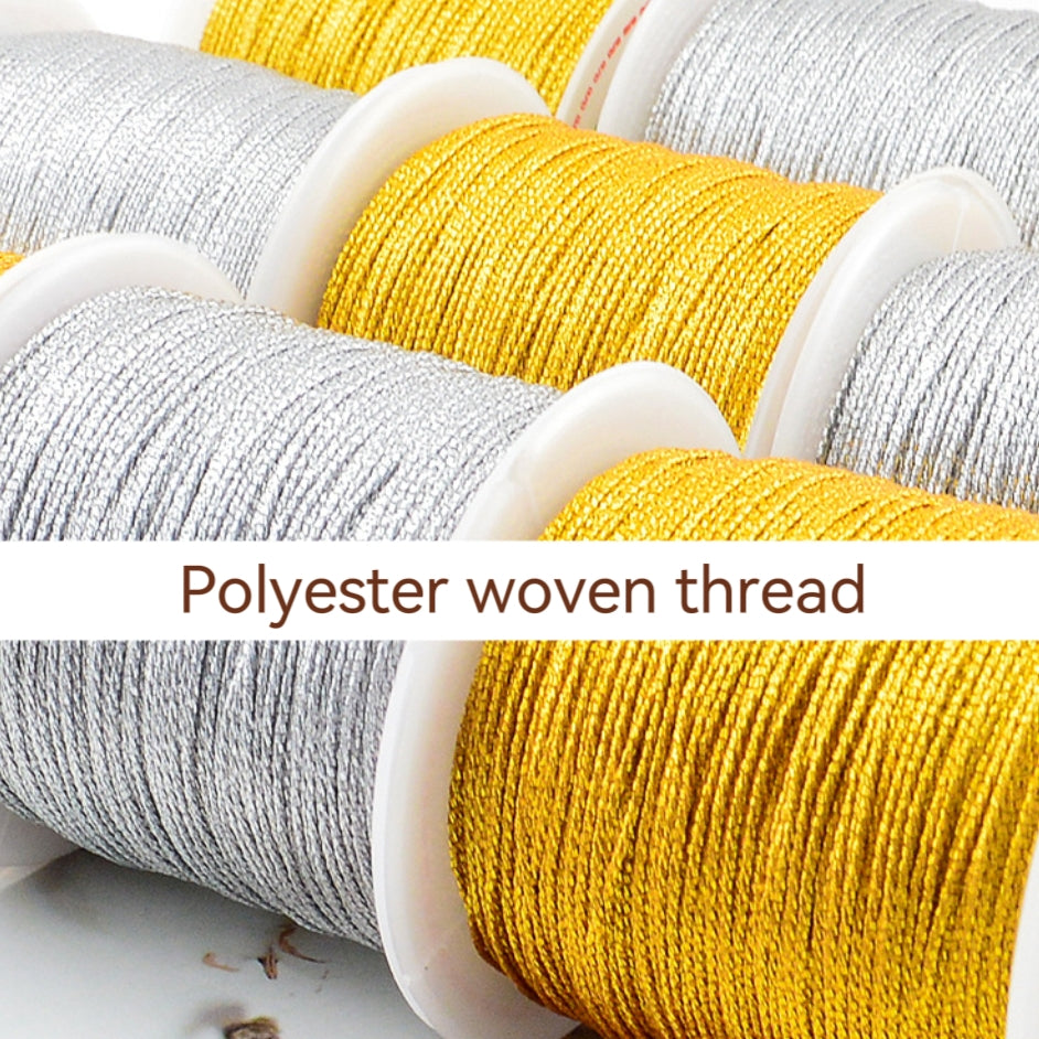 Polyester Woven Thread，Used for DIY Jewelry