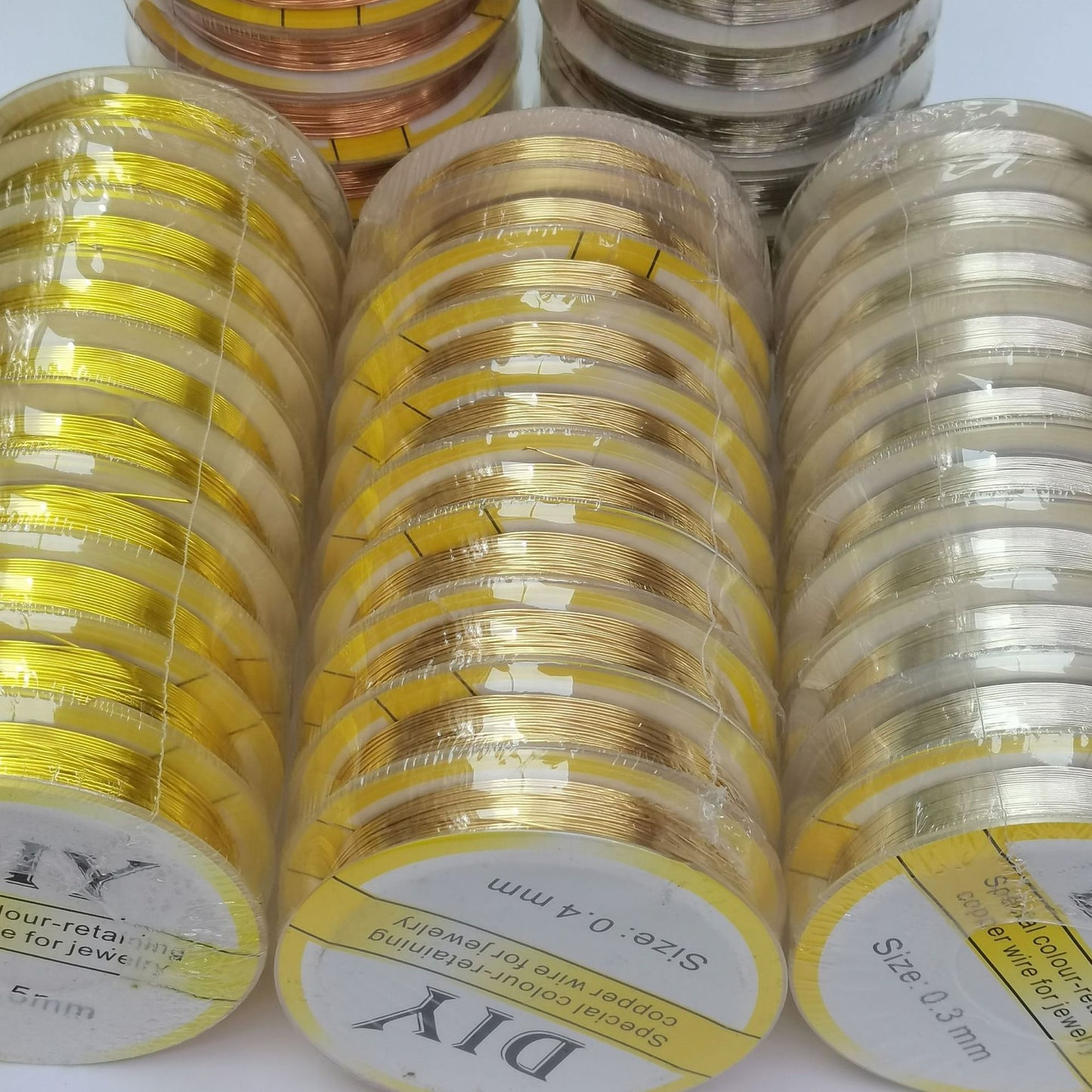 Copper wire Plated with a layer of Gold or Silver , manual DIY flexible wire