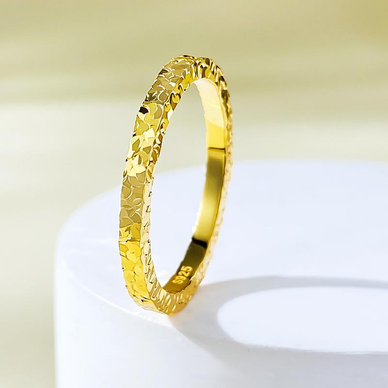 S925 Sterling Silver Crushed Ice Band Ring 6A Cubic Zirconia Ring fashion jewelry accessory woman girl promise ring-416(35%)