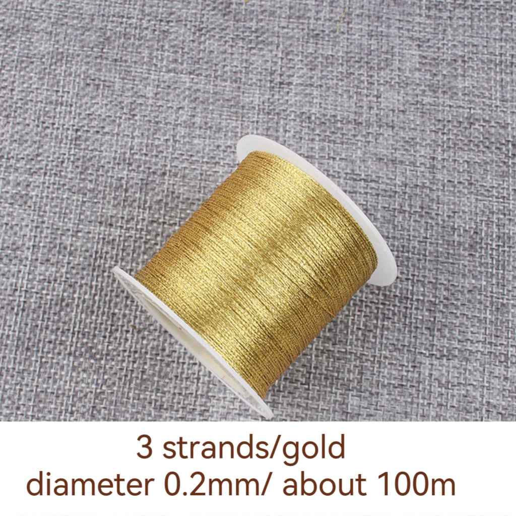 Polyester Woven Thread，Used for DIY Jewelry