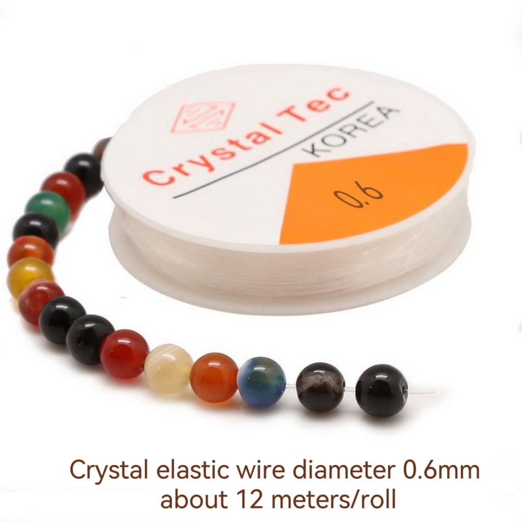 High quality crystal elastic thread, used for DIY jewelry (1 roll)