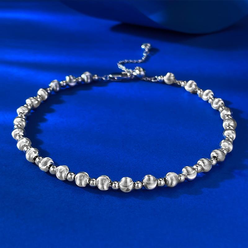 S925 Sterling Silver Cat Eye Beads Bracelet-310(45%)