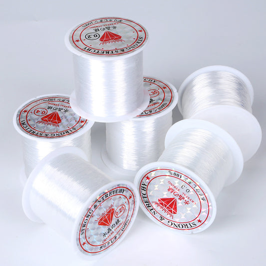 Non-elastic transparent invisible fishing line, used for DIY jewelry(1 roll)