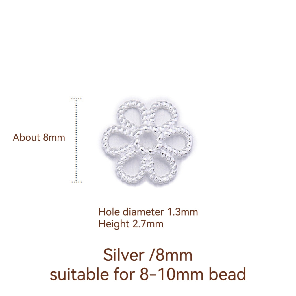 S925 Sterling Silver Receptacle Septum For Jewelry DIY,2 pcs