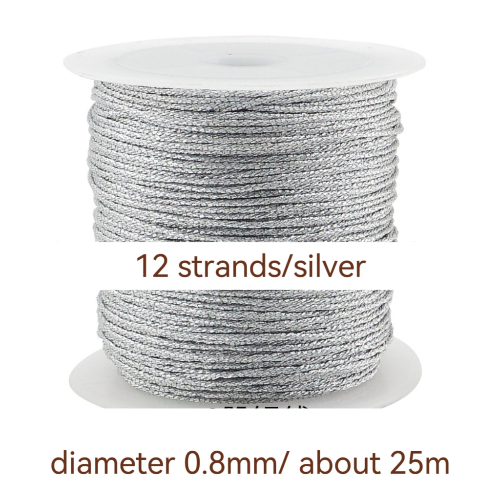 Polyester Woven Thread，Used for DIY Jewelry