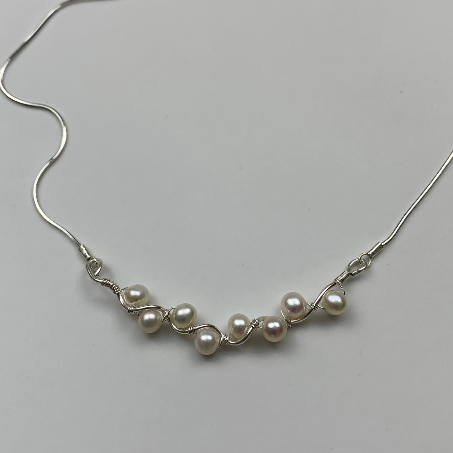 29. Dodder flower Pearl necklace