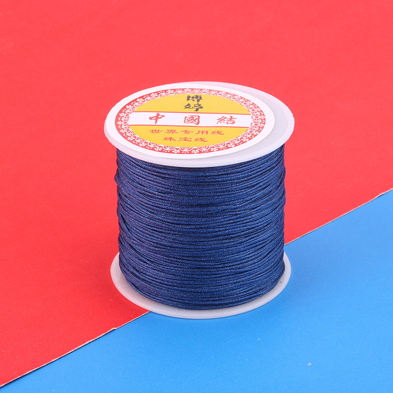 Polyamide Woven Thread，Used for DIY Jewelry（The diameter is 0.8mm/One roll is about 50 meters）