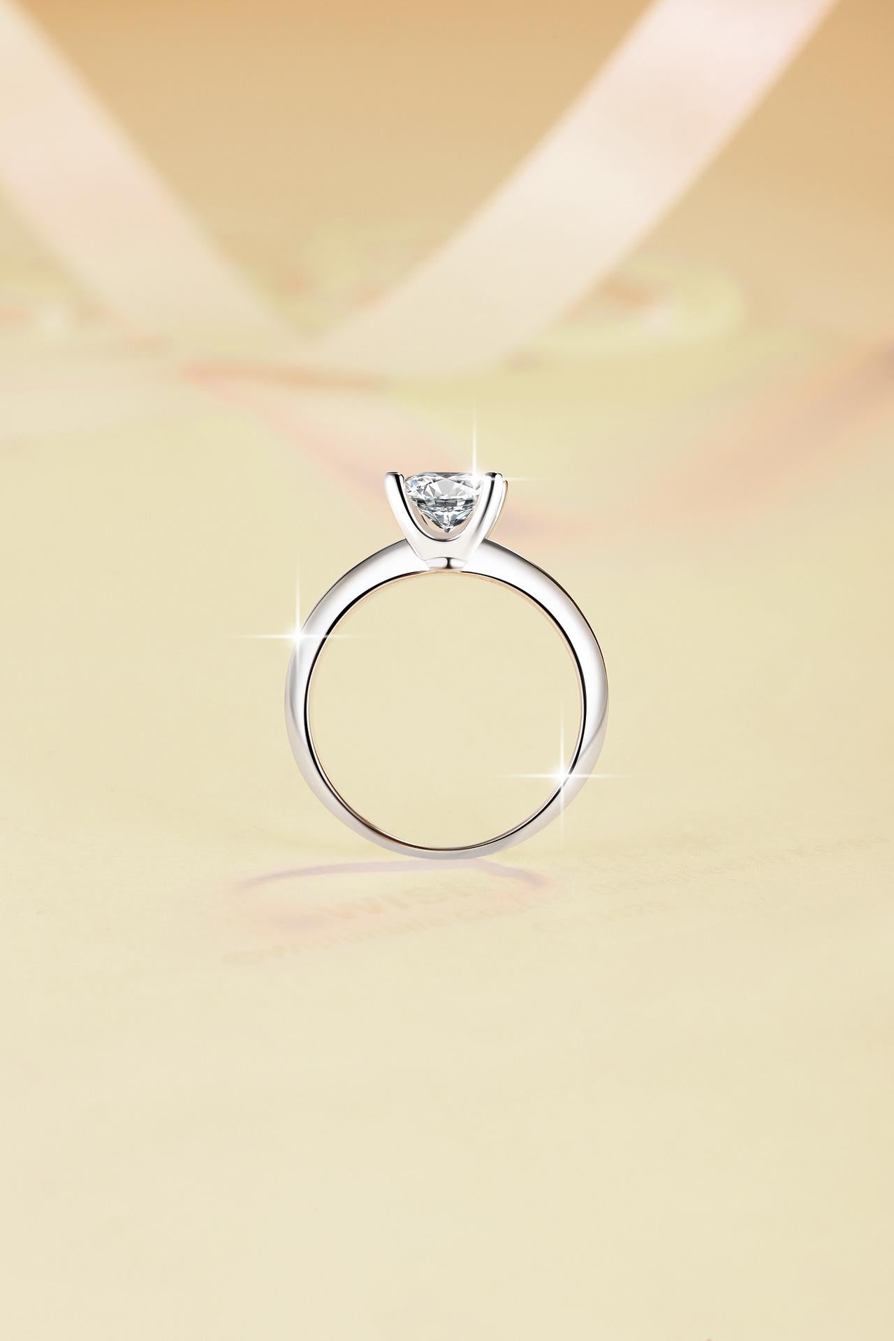 S925 Sterling Silver D Color Four-claw Princess Square Ring Synthetic Moissanite Ring 1.2Carat-469 young  moissanite(25%)