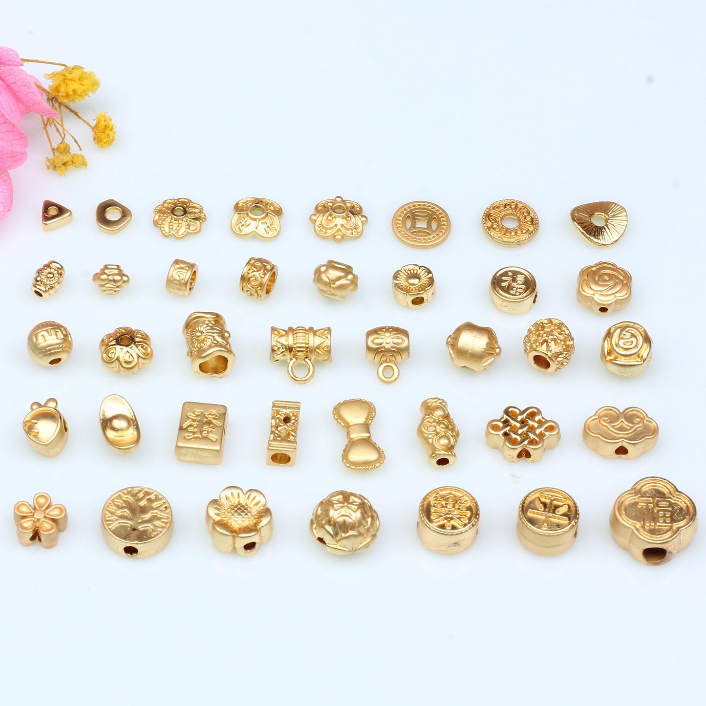 Ancient Gold Receptacle Alloy Sheet For Jewelry DIY，Covered By 14/18K Real Gold Or Silver