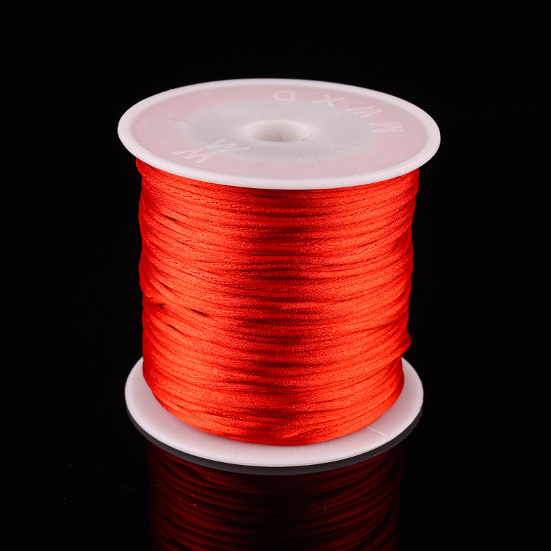 Line 7/40 M Chinese Knot Wire Braided Pendant Red Rope Bracelet Handmade Diy Handmade Accessories Material Jade Thread