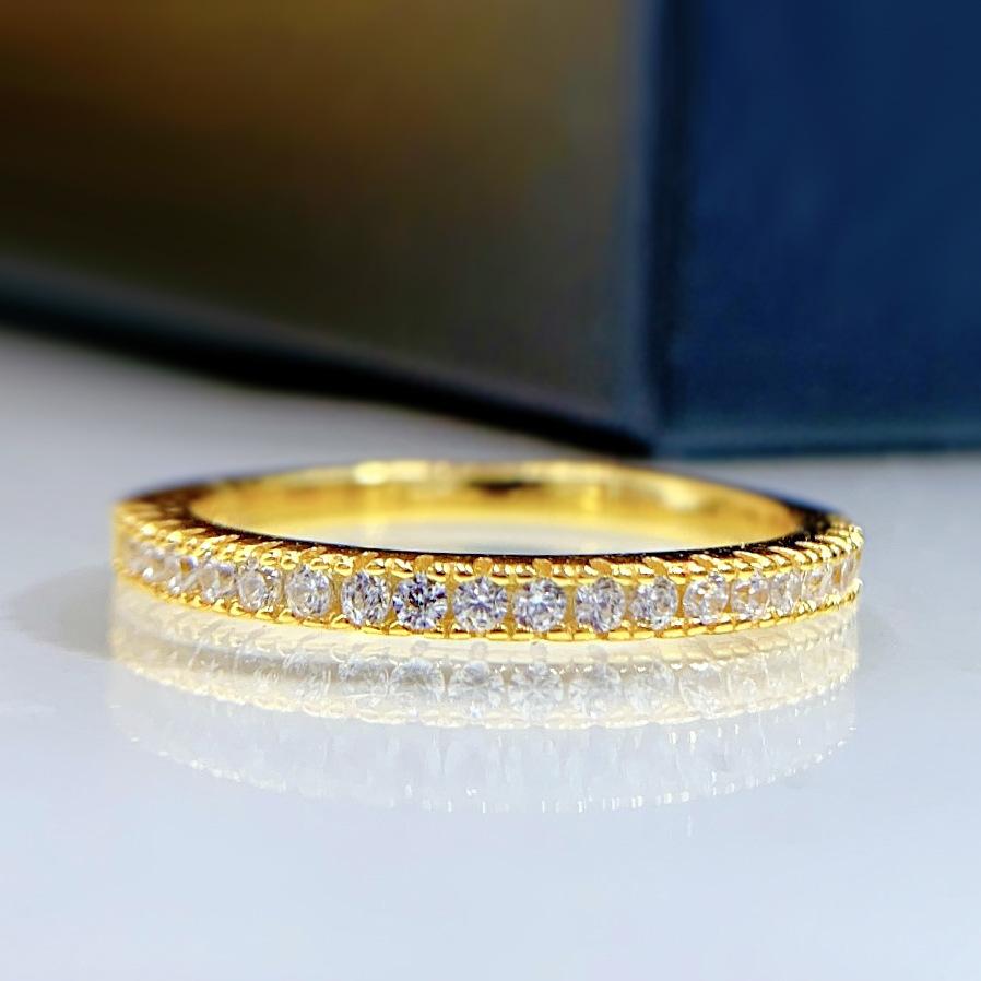 S925 Sterling Silver Full Ring 6A Cubic Zirconia Ring fashion jewelry accessory woman girl promise ring-130(35%)