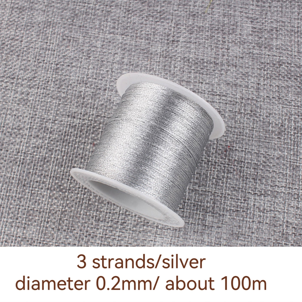 Polyester Woven Thread，Used for DIY Jewelry