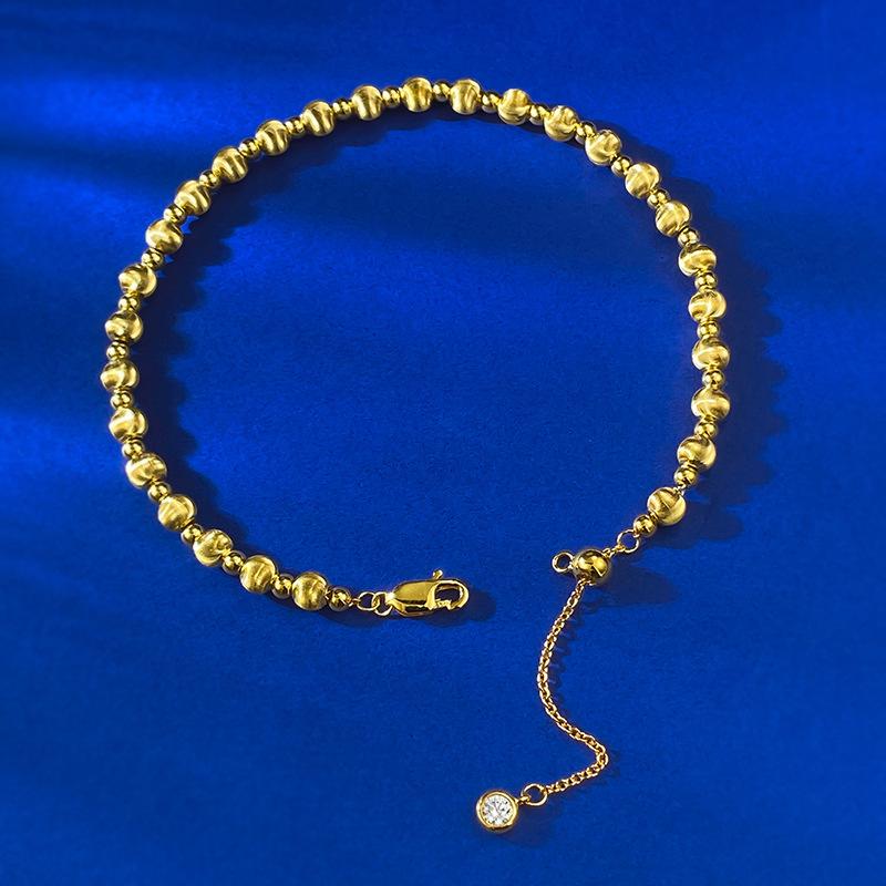 S925 Sterling Silver Cat Eye Beads Bracelet-310(45%)