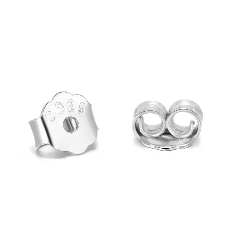 S925 Sterling Silver Ear Backs,2 pairs