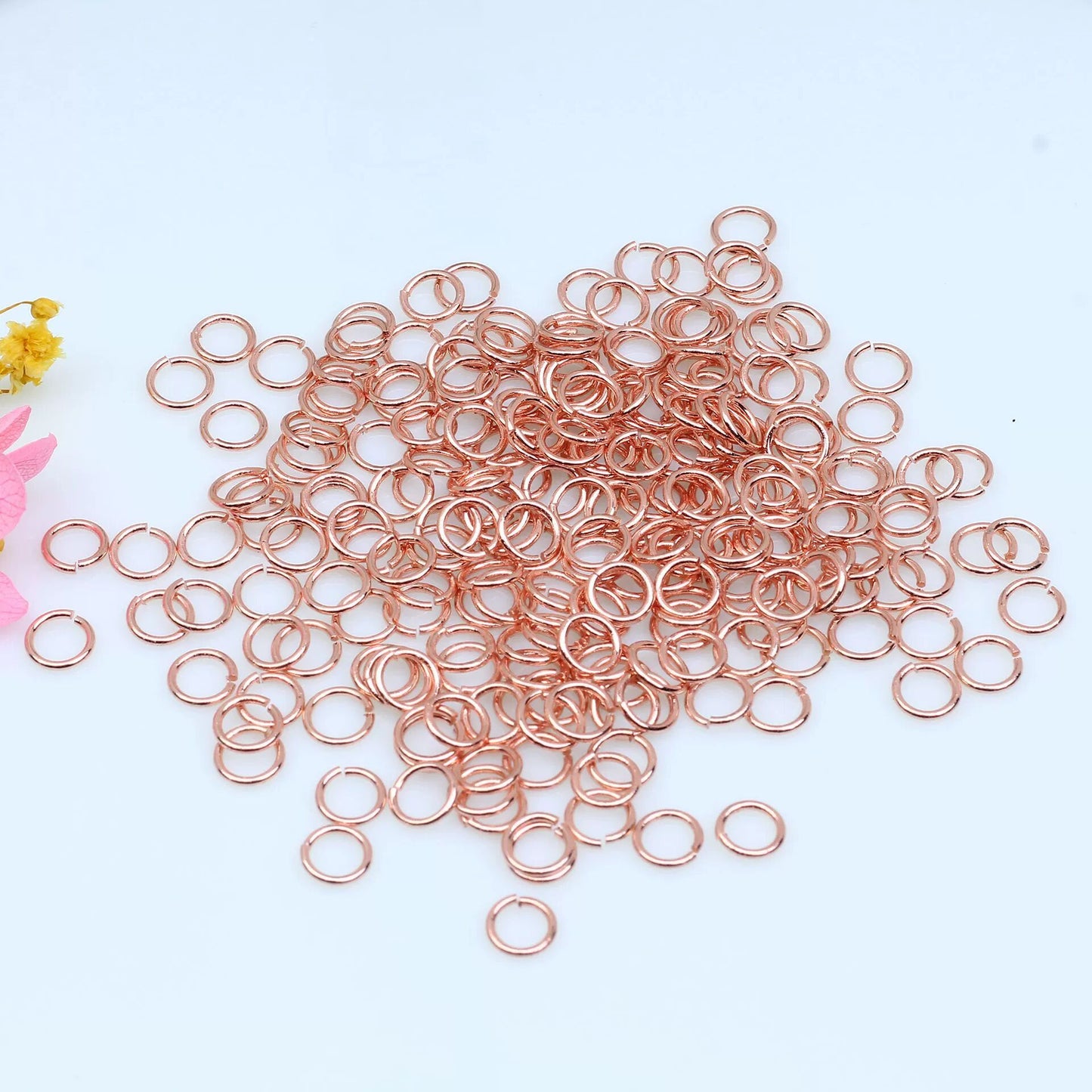 Copper Opening/Closing Jump Ring For Jewelry DIY，Covered By 14/18K Real Gold Or Silver