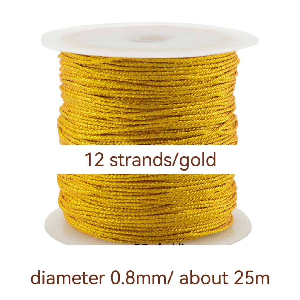 Polyester Woven Thread，Used for DIY Jewelry