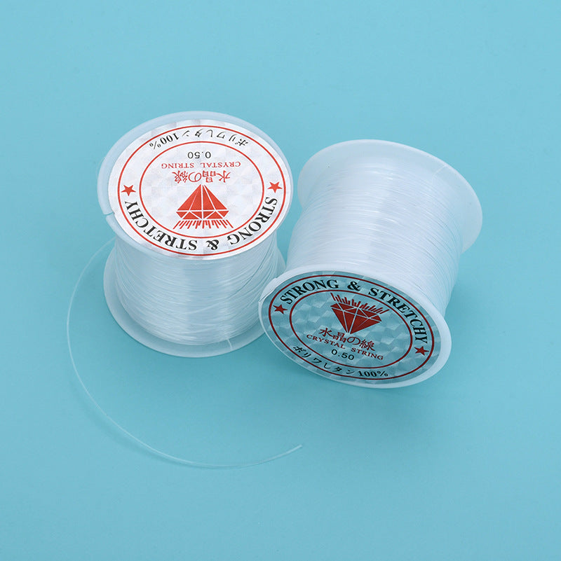 Non-elastic transparent invisible fishing line, used for DIY jewelry(1 roll)