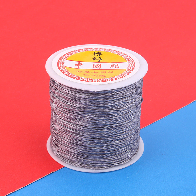 Polyamide Woven Thread，Used for DIY Jewelry（The diameter is 0.8mm/One roll is about 50 meters）