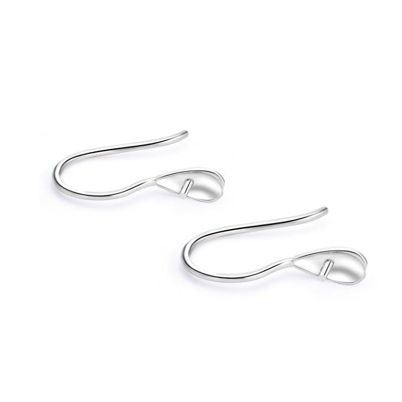 High Heels Empty Bracket Of Ear Hook For Jewelry DIY(1 pair, With no bead)