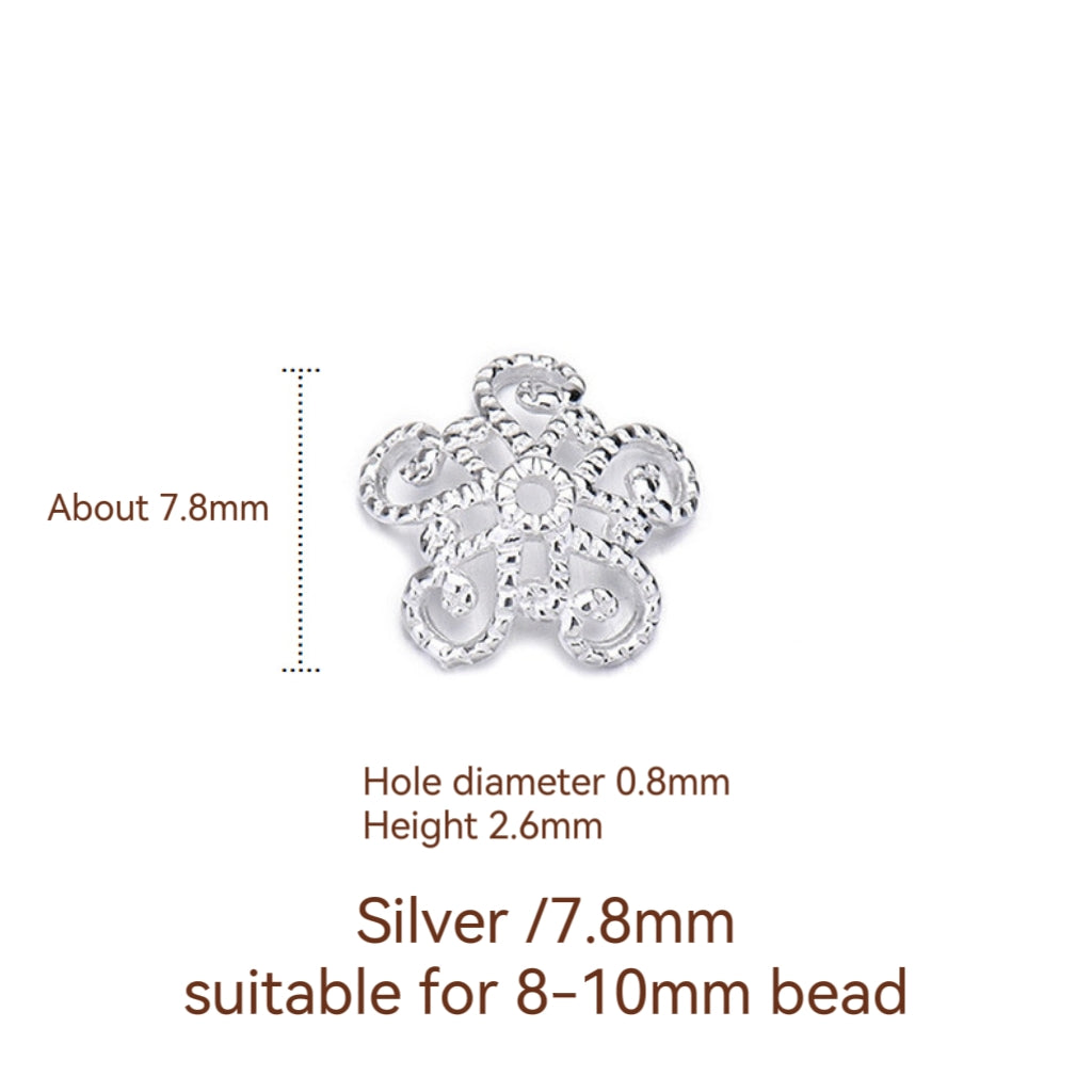 S925 Sterling Silver Receptacle Septum For Jewelry DIY,2 pcs