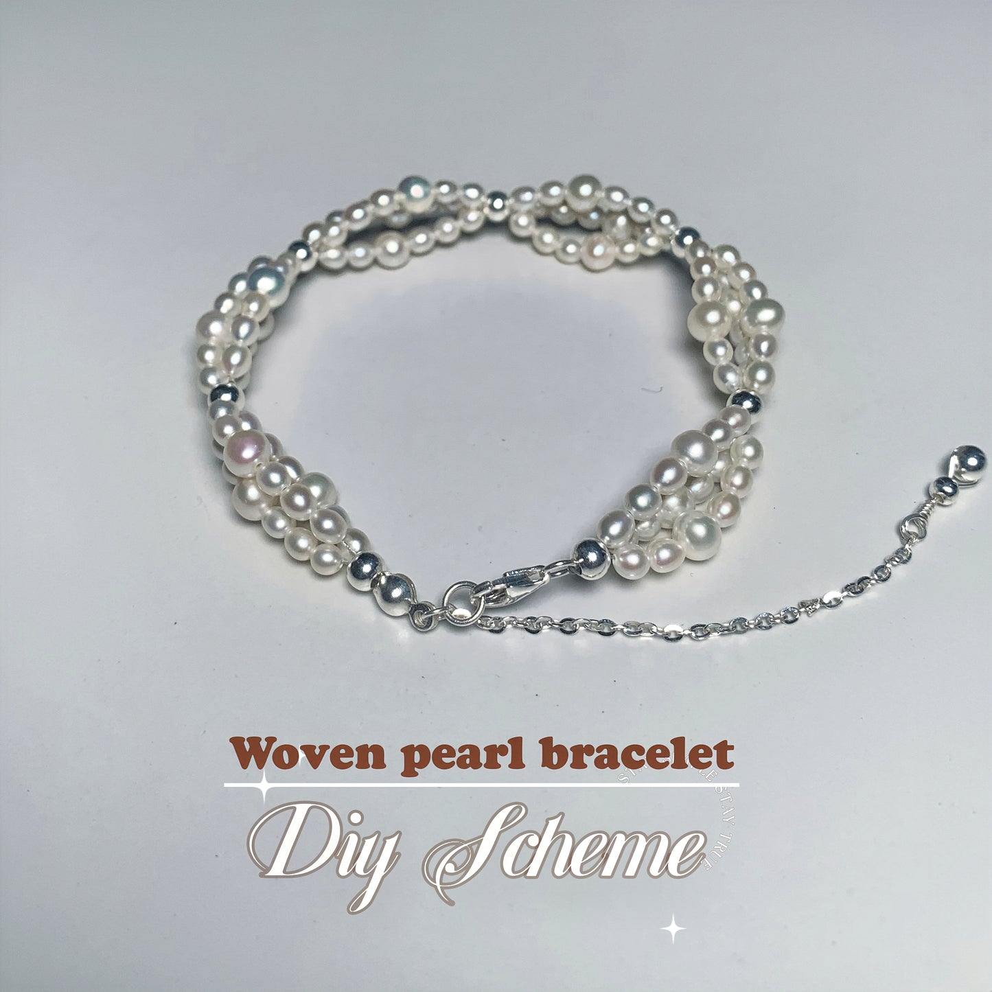 13.Hand-made corn Fresh Water Pearl  bracelet