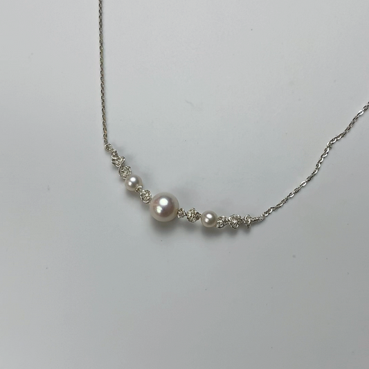 53.Edison pearl spiral necklace