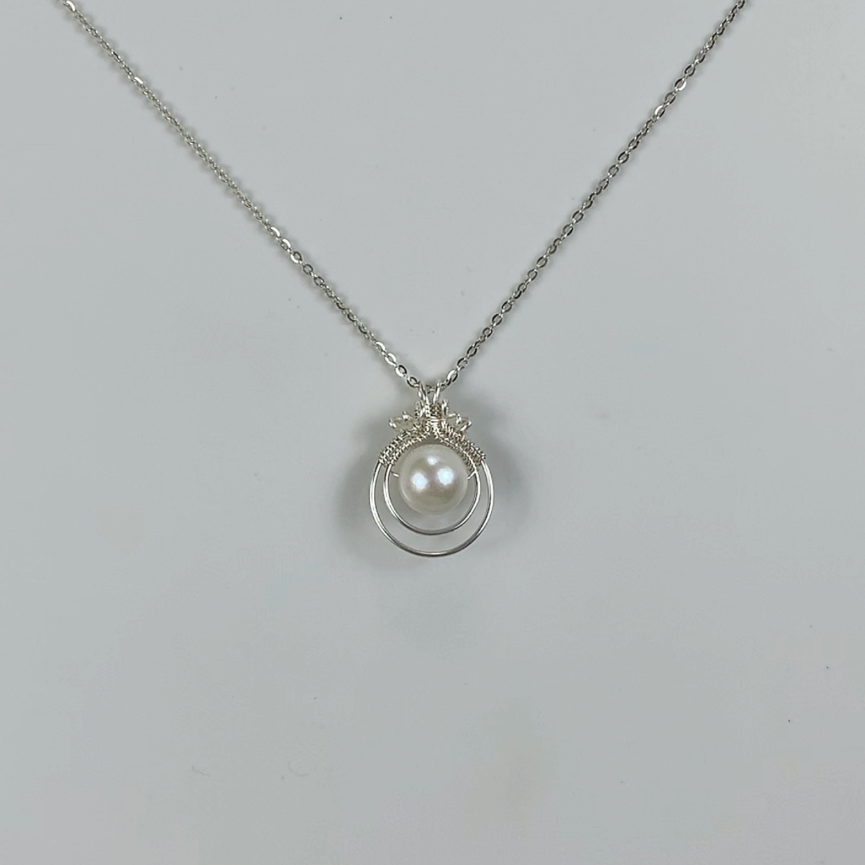 65.Asteroid Pearl pendant