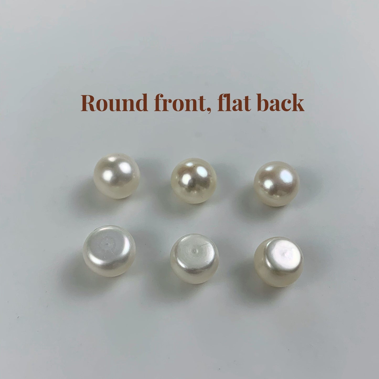 78.Pearl stud earrings