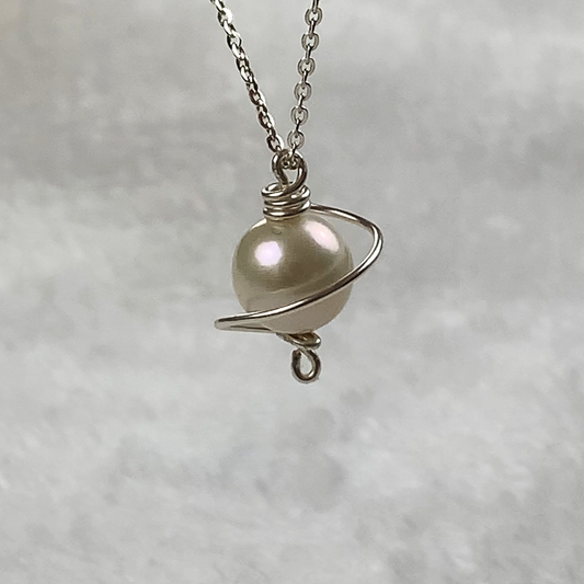 90.Asteroid Edison Pearl pendant