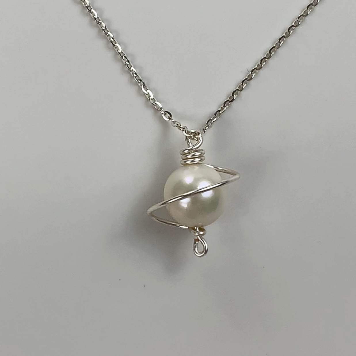 90.Asteroid Edison Pearl pendant