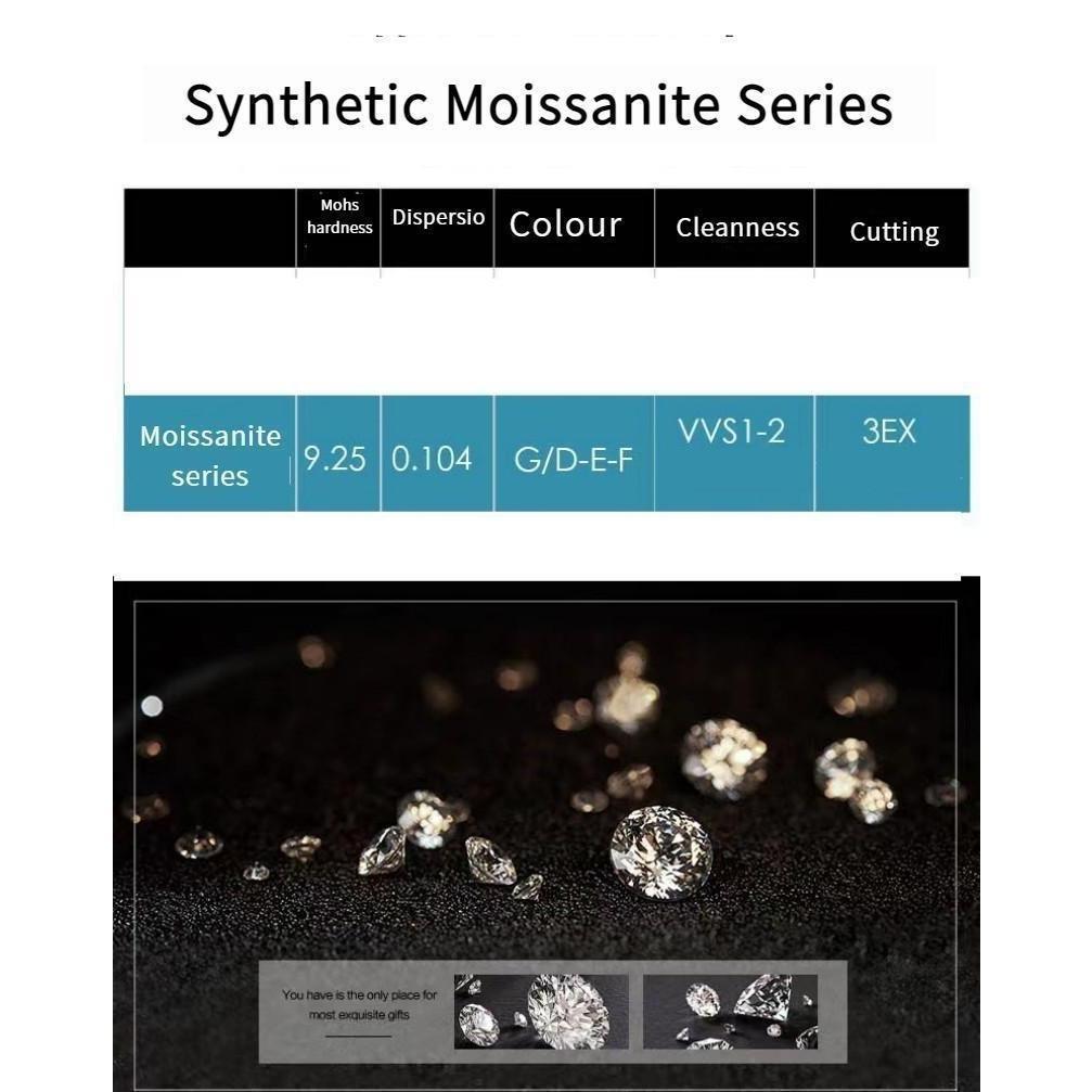 S925 Sterling Silver V-shaped Fashion Band Ring Synthetic Moissanite Ring fashion jewelry accessory woman girl promise ring-104(35%)