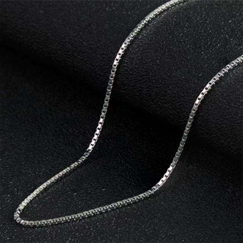 62. S925 Sterling Silver Box Chain