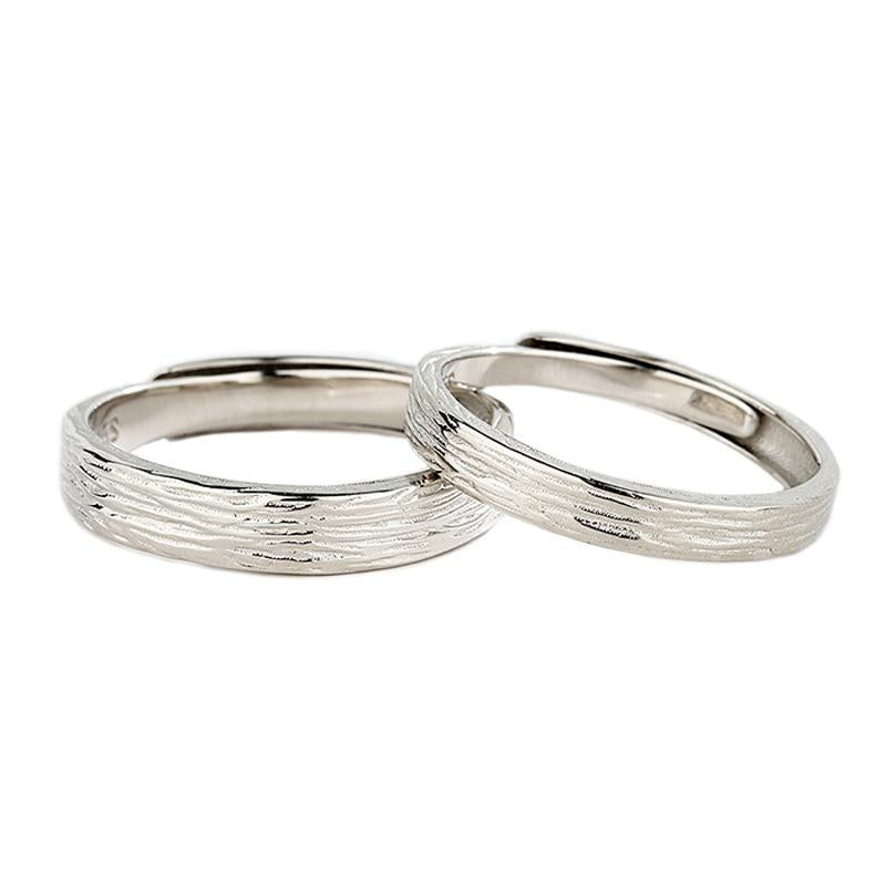 S925 Sterling Silver Couple Rings Pair Ring - 558 weddingring(45%)