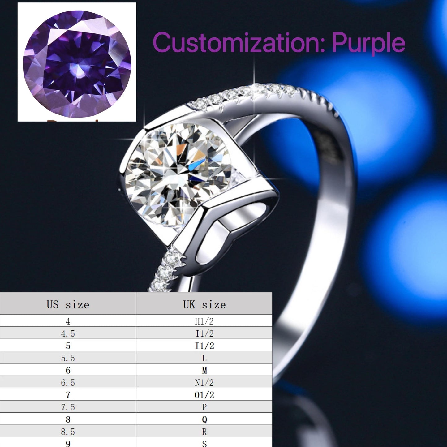 S925 Sterling Silver Angel Kiss Ring Synthetic Moissanite Ring fashion jewelry accessory woman girl promise ring-195(35%)