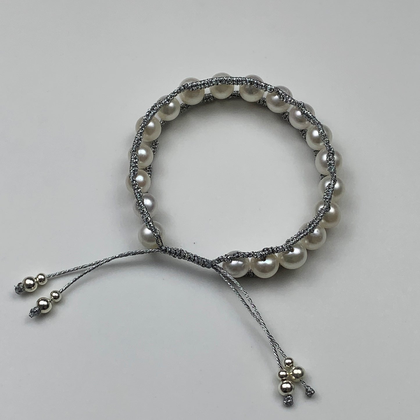 23.Pearl ladder bracelet