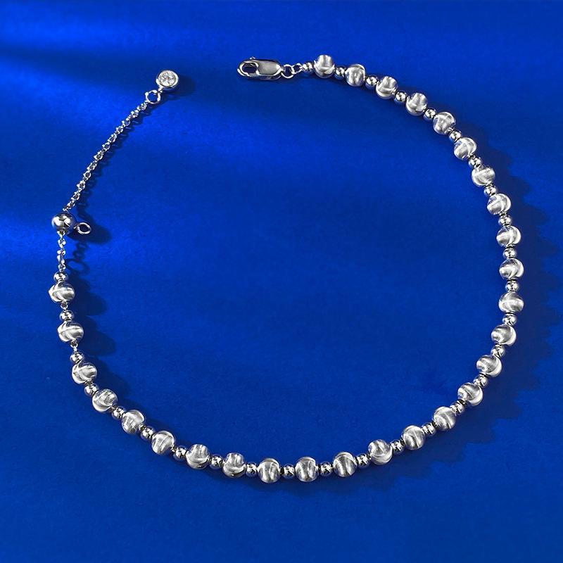 S925 Sterling Silver Cat Eye Beads Bracelet-310(45%)